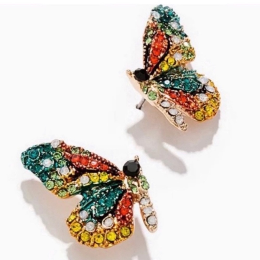 Free people multicolor butterfly earrings - Picture 2 of 7
